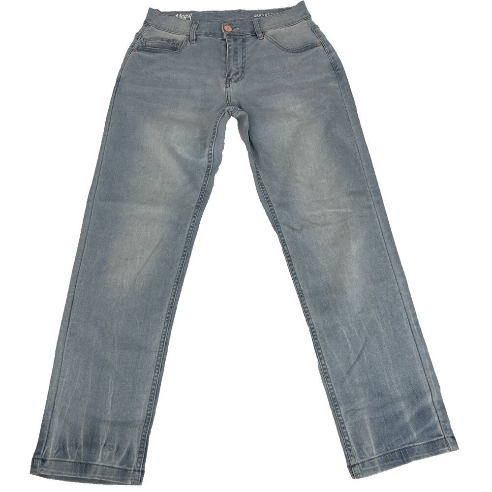 Mugsy Jeans Stretch Denim Men’s 30x30 Grands Tapered Fit Light Wash Stretch